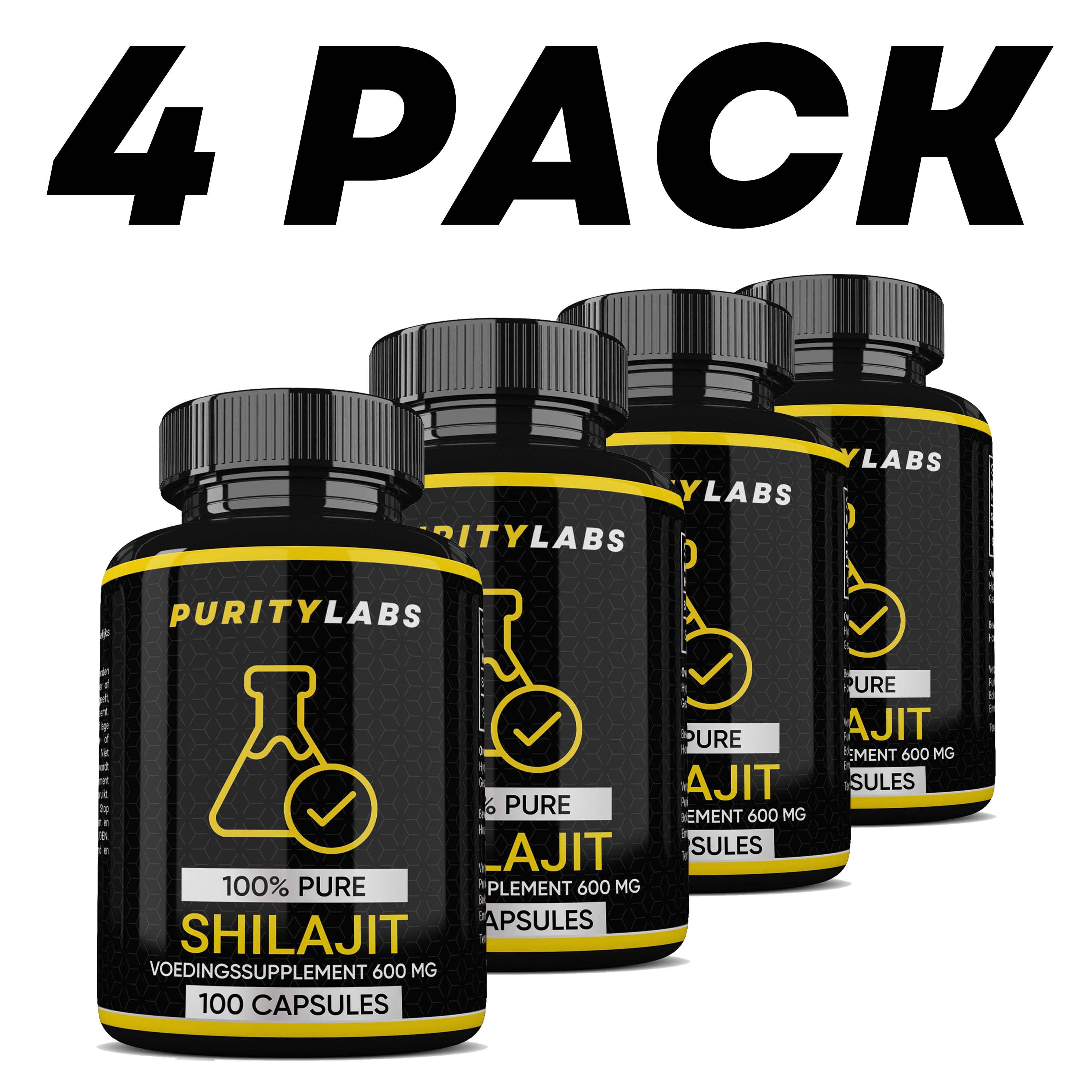 PurityLabs Shilajit - 4 Pack DEAL