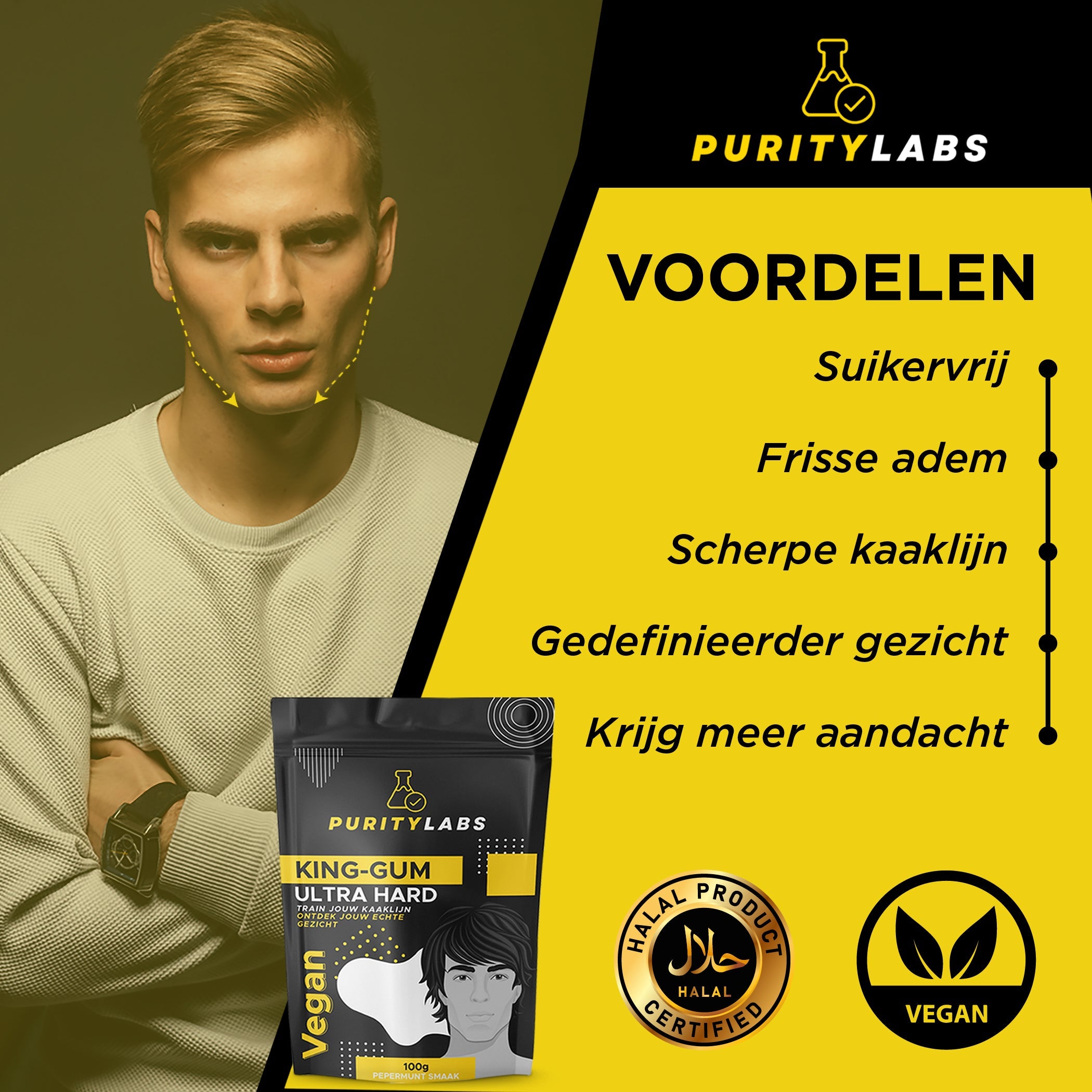 PurityLabs King-Gum - 4 Monate Vorrat